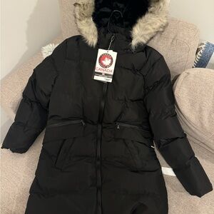 Black Women's Puffer Coat